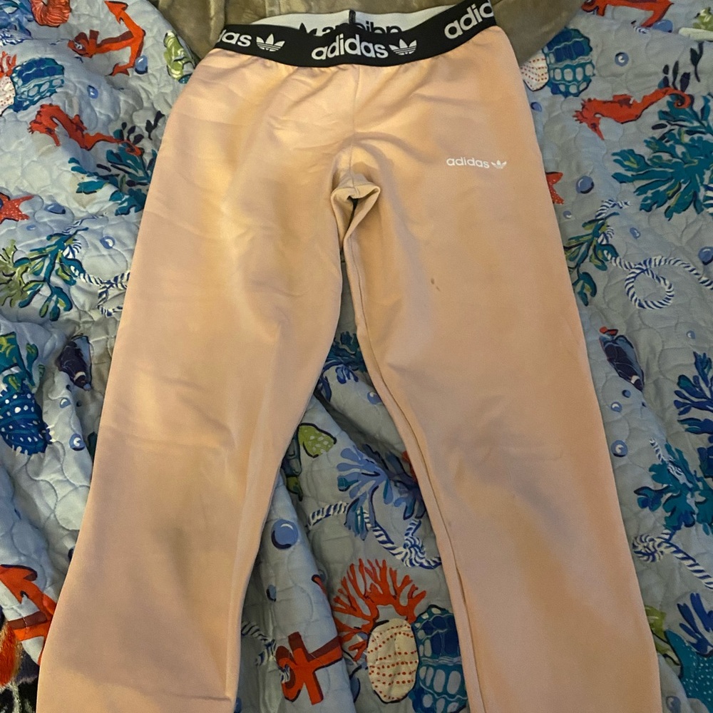 adidas pink leggings